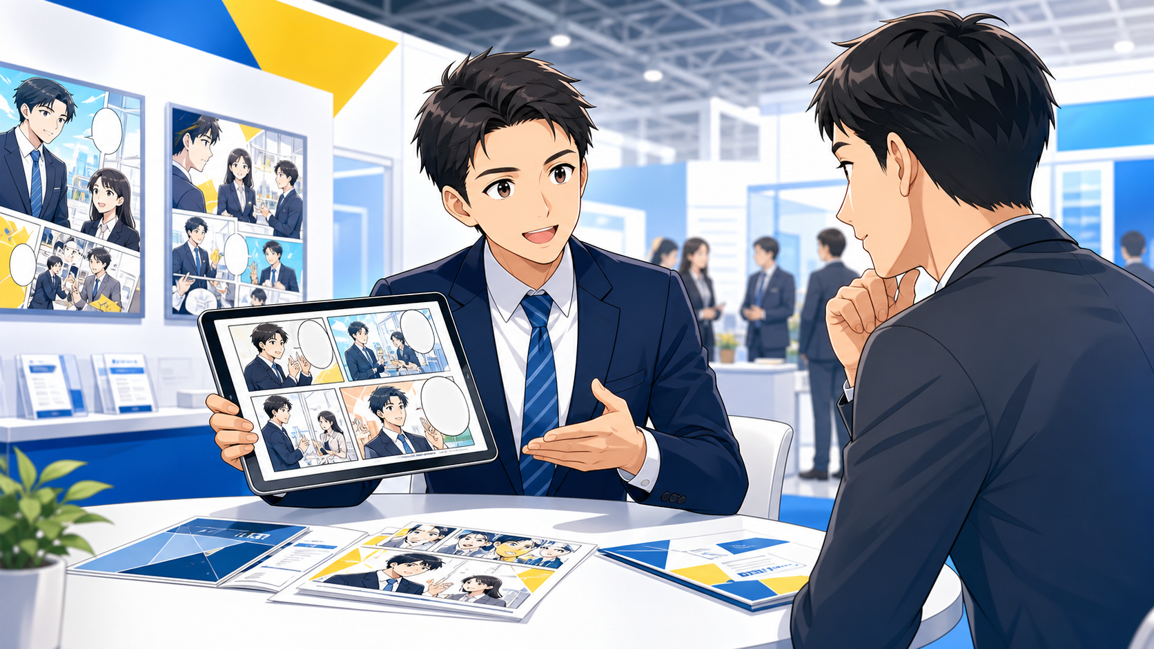 展示会・商談で使う広告マンガ活用ガイド